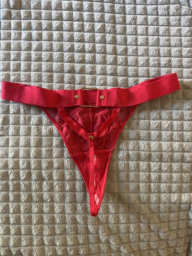 My hot, wet red panties 