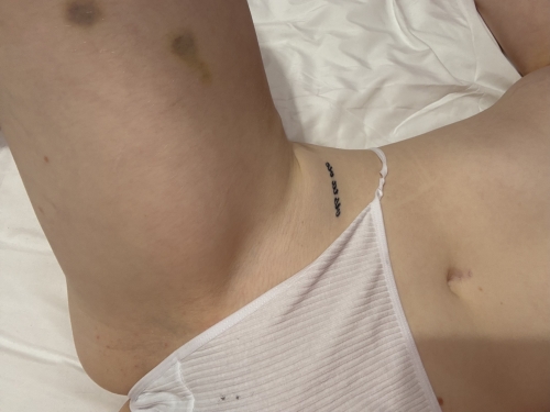 Fehér szexi pamut tanga