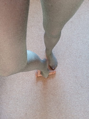 Szürke csillogós harisnya