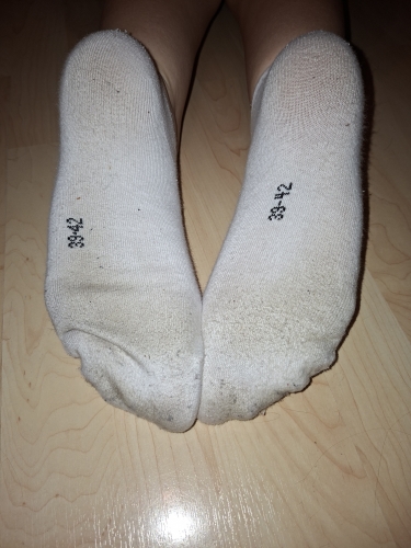 Túrázás után hordott cuki koszos zokni