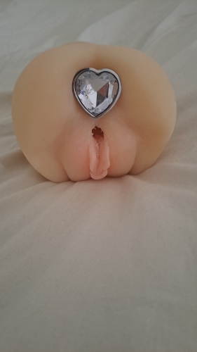 XXS fehér köves használt buttplug