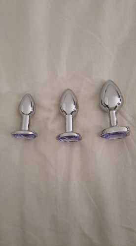 XS lila használt buttplug 